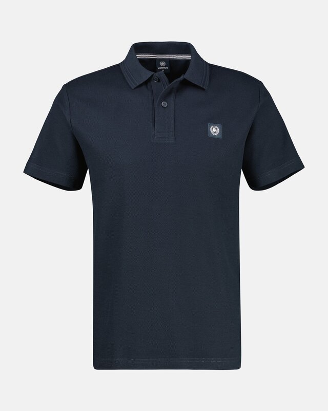 Lerros Poloshirt Wafflestruktur - Classic Navy