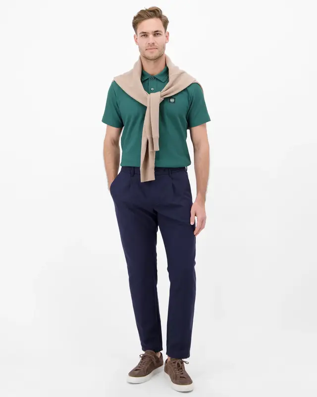 Lerros Poloshirt Wafflestruktur - Soft Teal