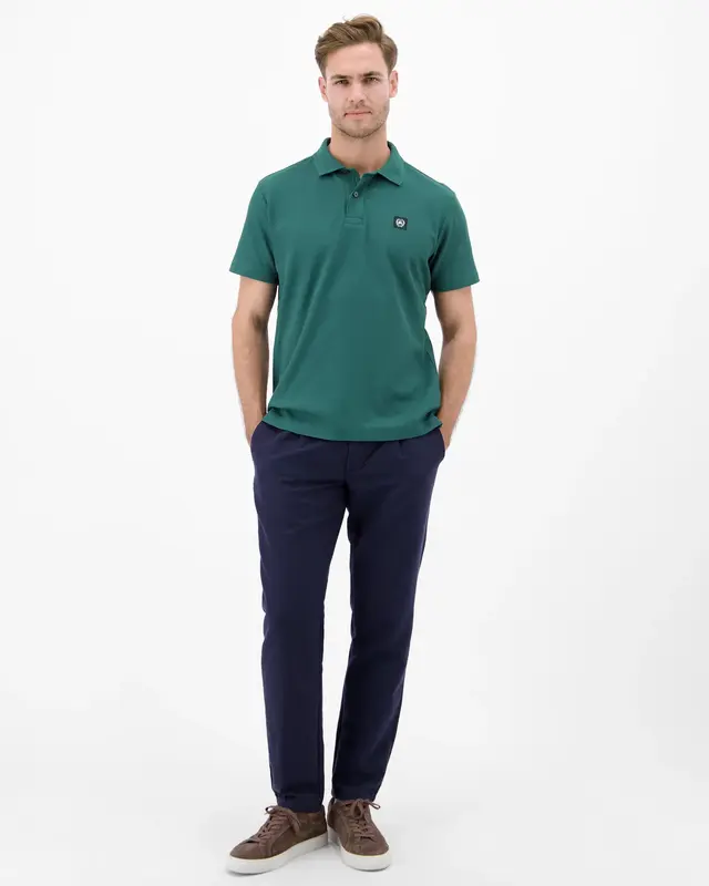 Lerros Poloshirt Wafflestruktur - Soft Teal