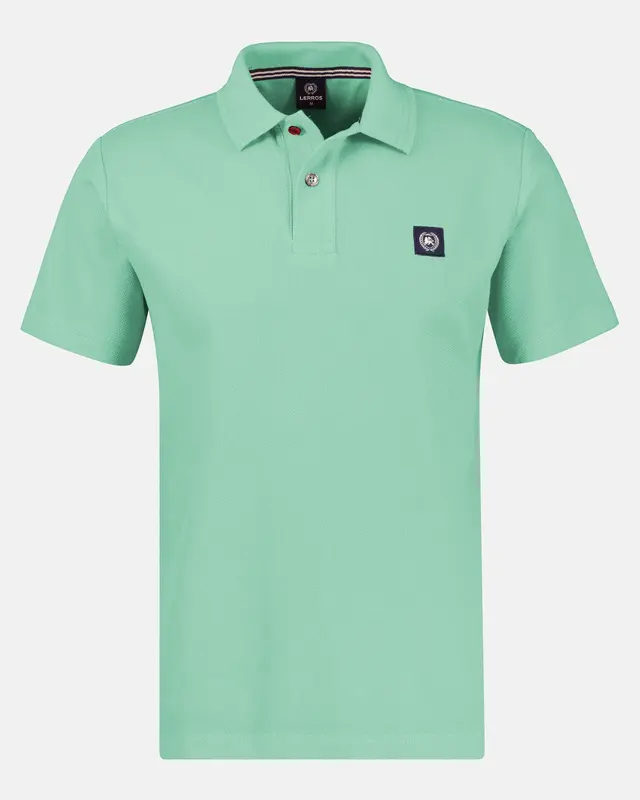 Lerros Poloshirt Wafelstructuur - Mint Water