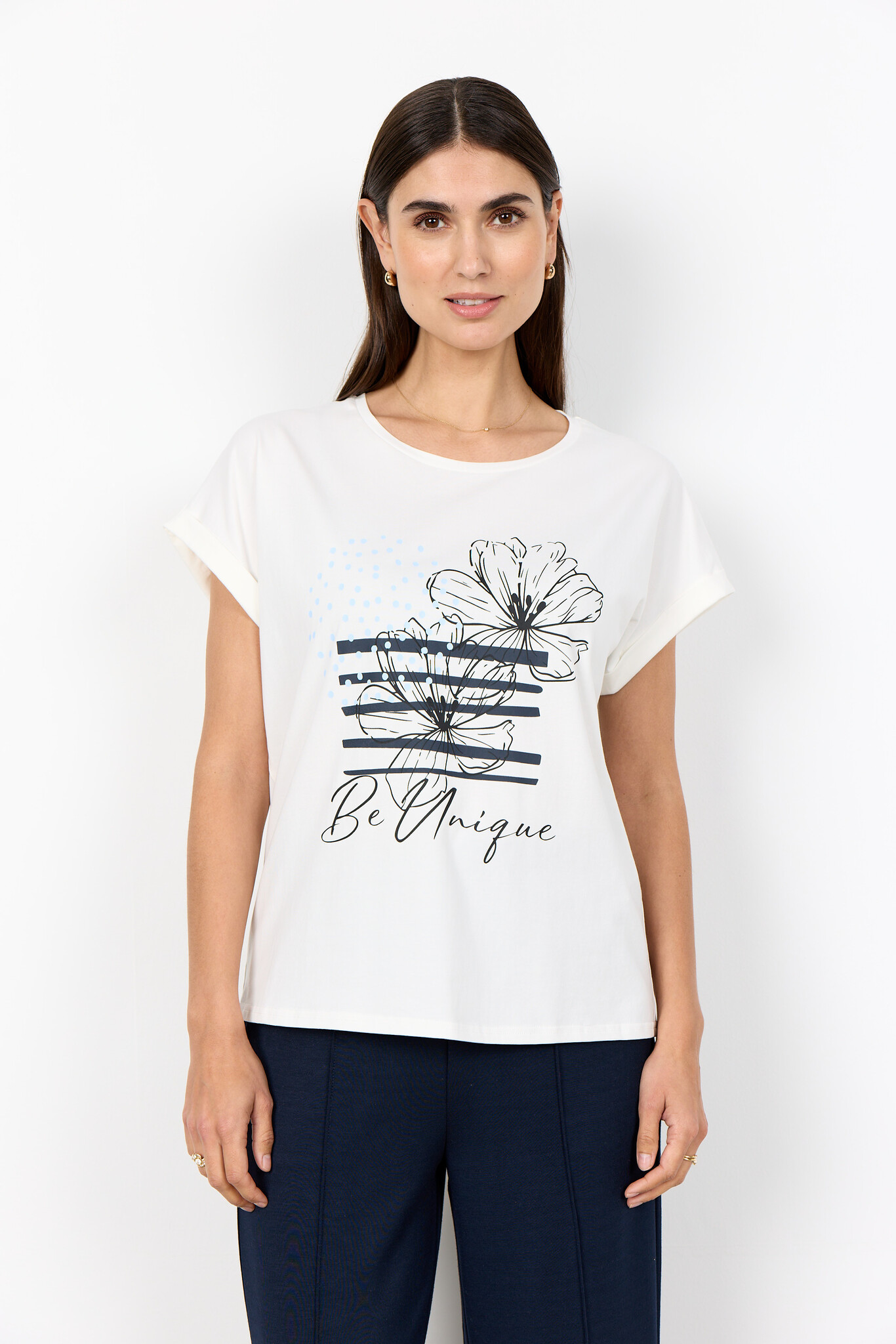 Soyaconcept T-Shirt Rina FP 15 - Navy