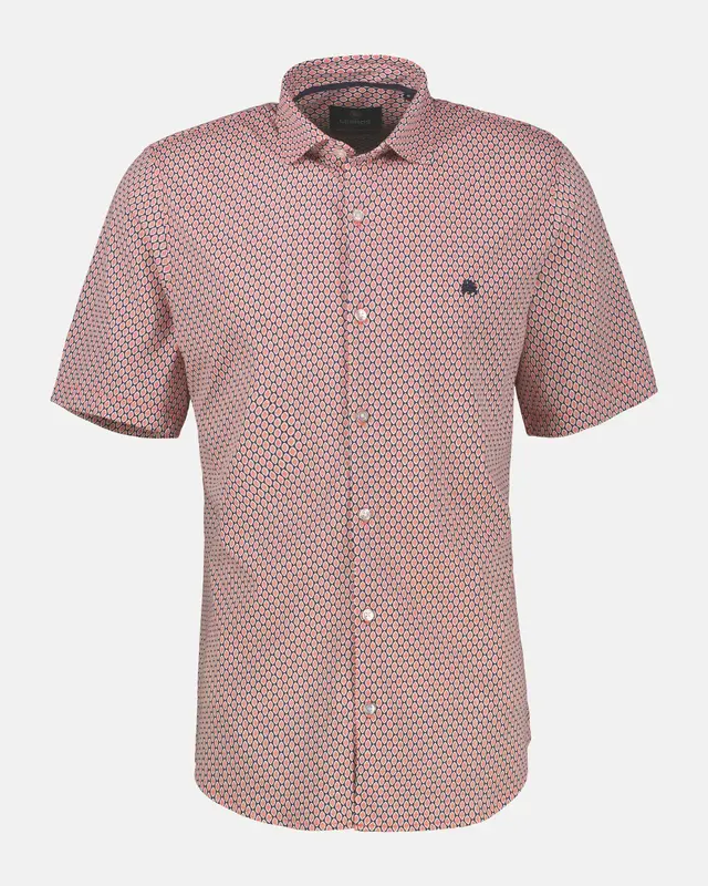 Lerros Jersey Print Shirt - Vivid Red