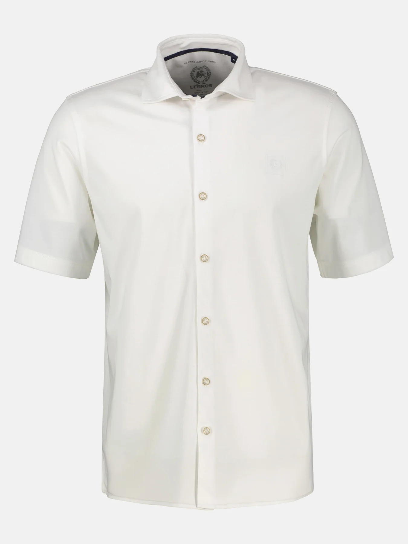 Lerros Cool & Dry Hemd - Broken White