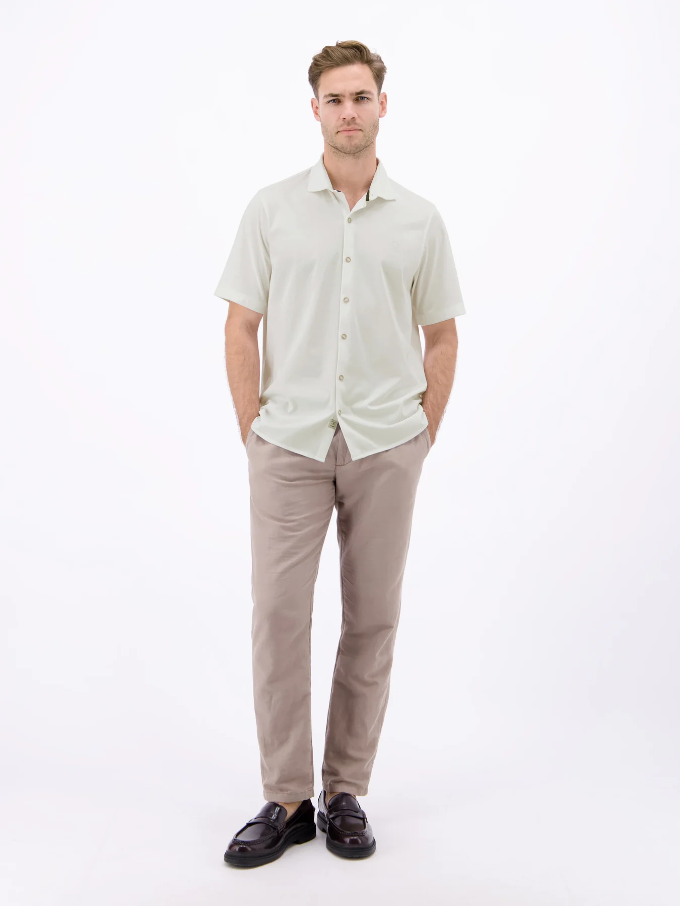 Lerros Cool & Dry Hemd - Broken White