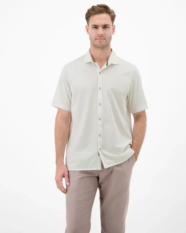 Lerros Cool & Dry Shirt - Broken White