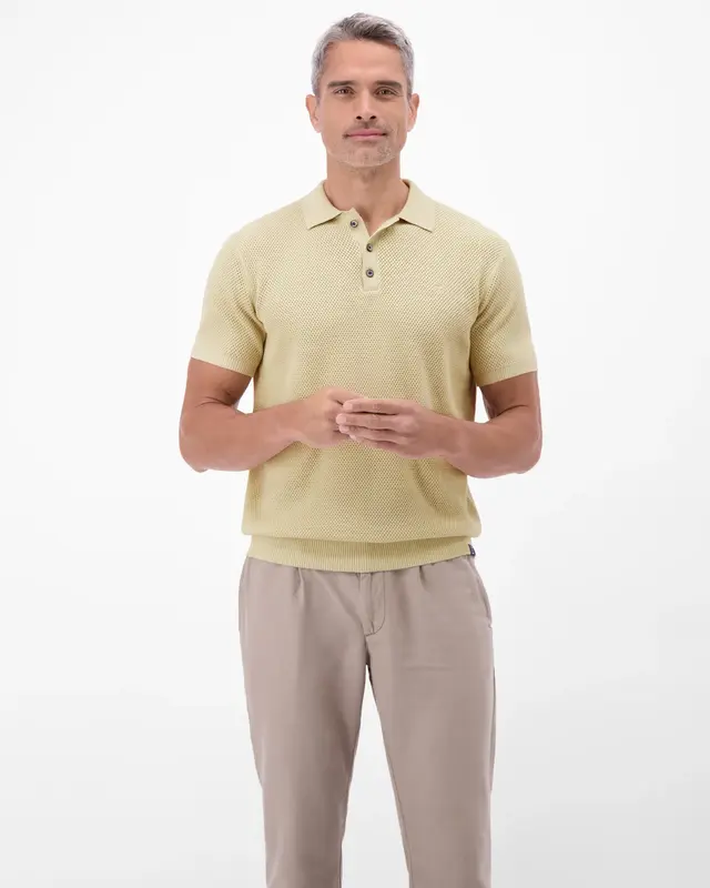 Lerros Effen Poloshirt - Soft Stone