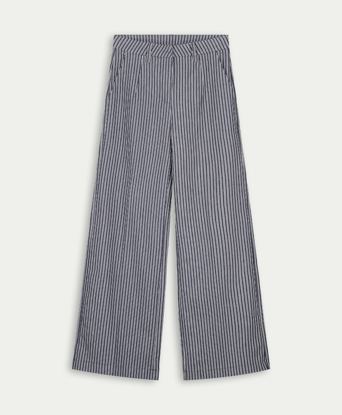 Elvira Collections Broek Fiore - Striped Navy
