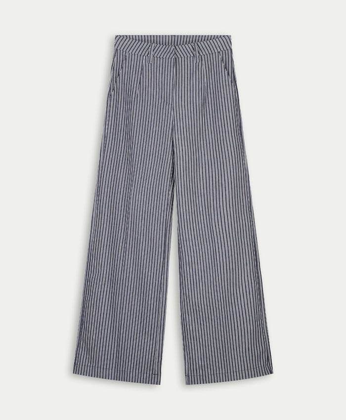 Elvira Collections Hose Fiore - Striped Navy
