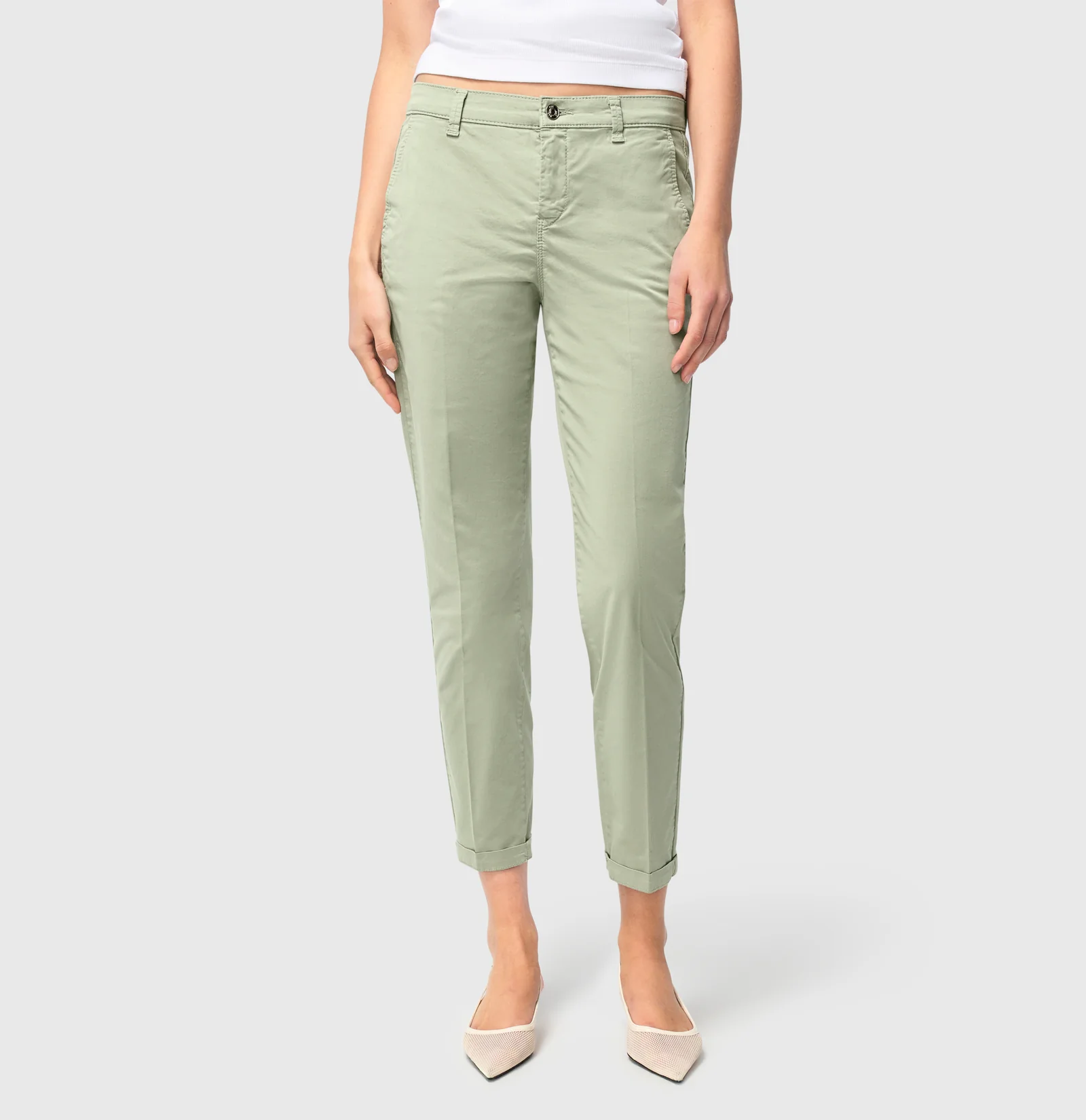 Mac Jeans  Chino Turn-Up - Dried Rosemary PPT