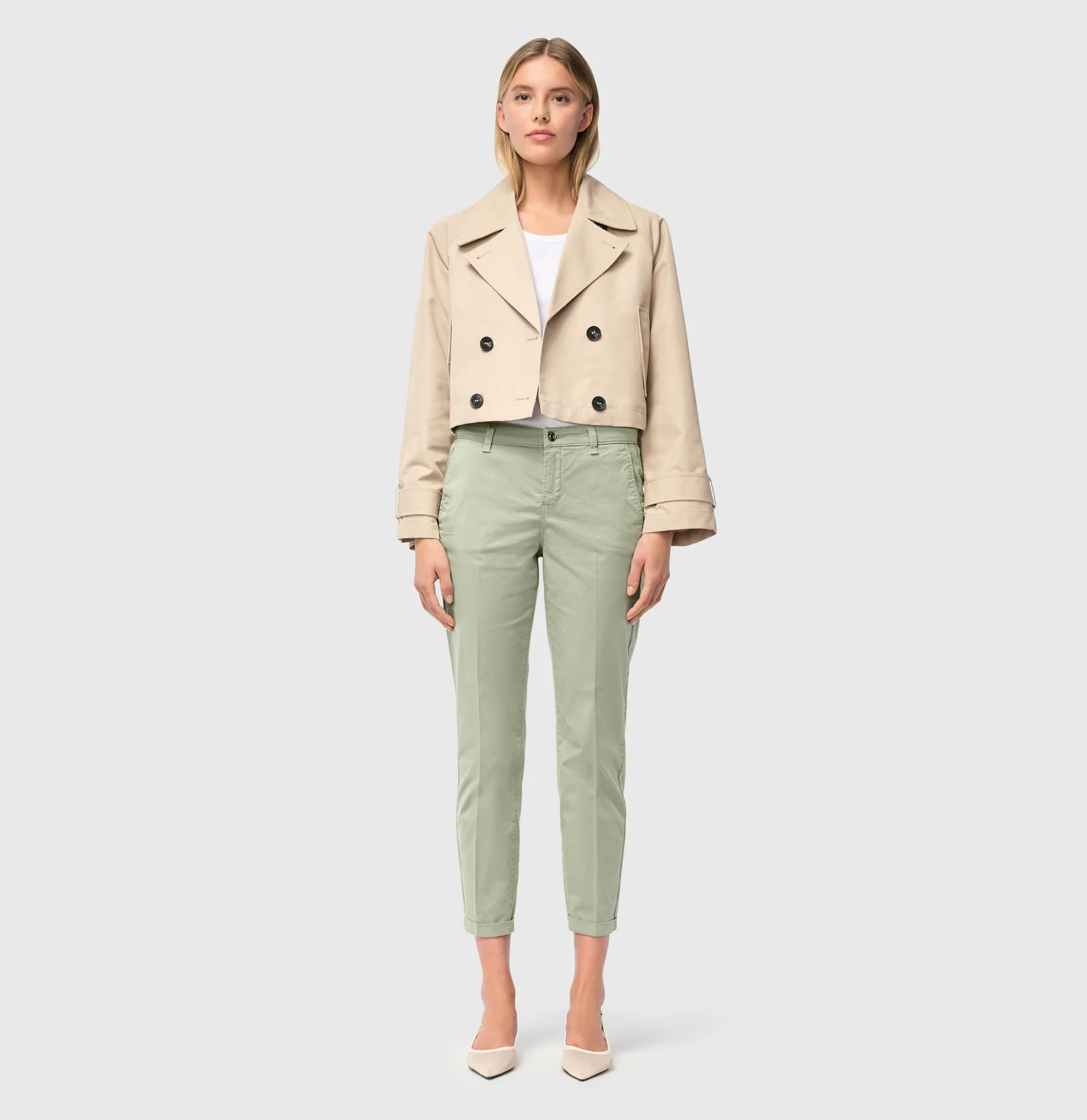 Mac Jeans  Chino Turn-Up - Dried Rosemary PPT