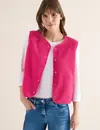 Cecil Vest met Knoopsluiting - Beetroot Pink