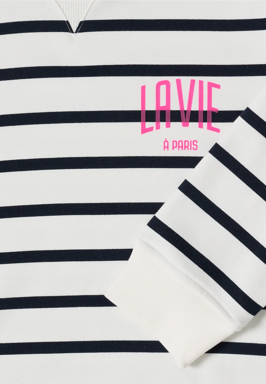 Cecil Hoodie mit Chestprint - Universal Blue