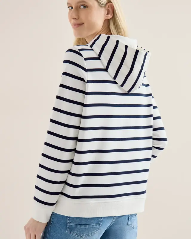 Cecil Hoodie met Borstprint - Universal Blue