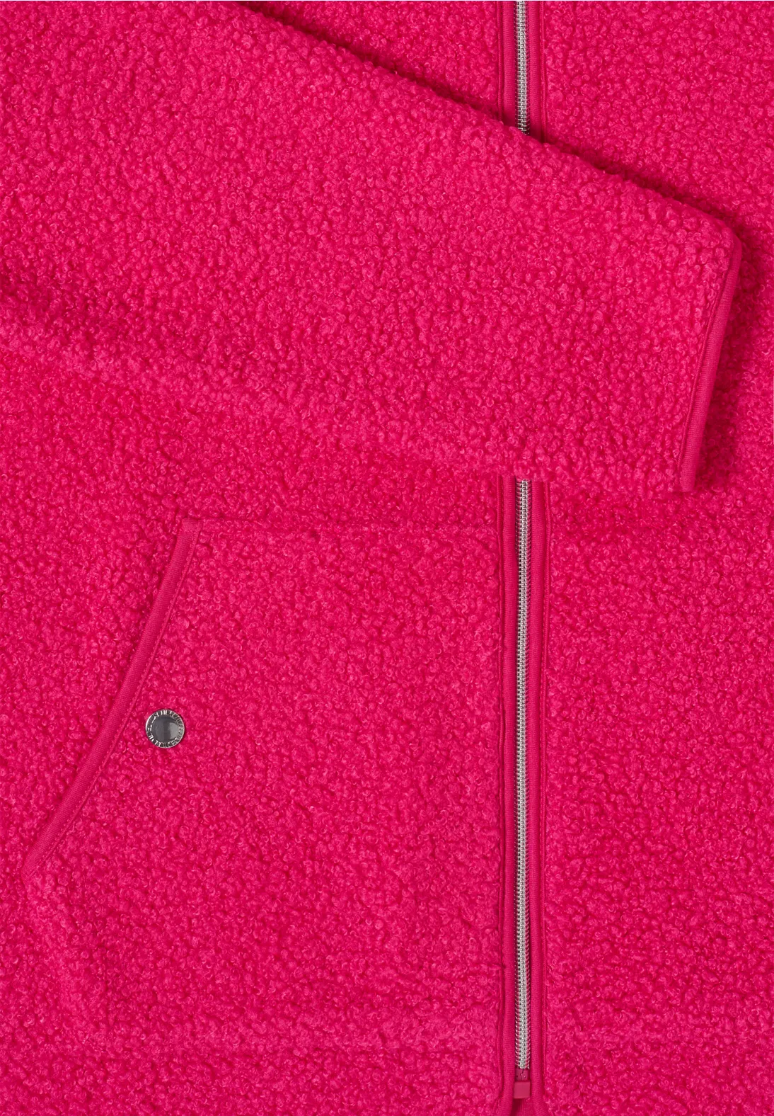 Cecil Soft Jacket with Zipper - Beetroot Pink