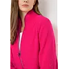 Soft Jacket with Zipper - Beetroot Pink