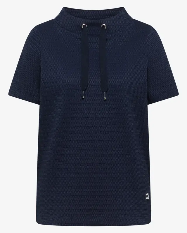 Cecil Tweekleurig Shirt - Universal Blue