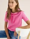 Cecil Two-Tone Shirt - Beetroot Pink