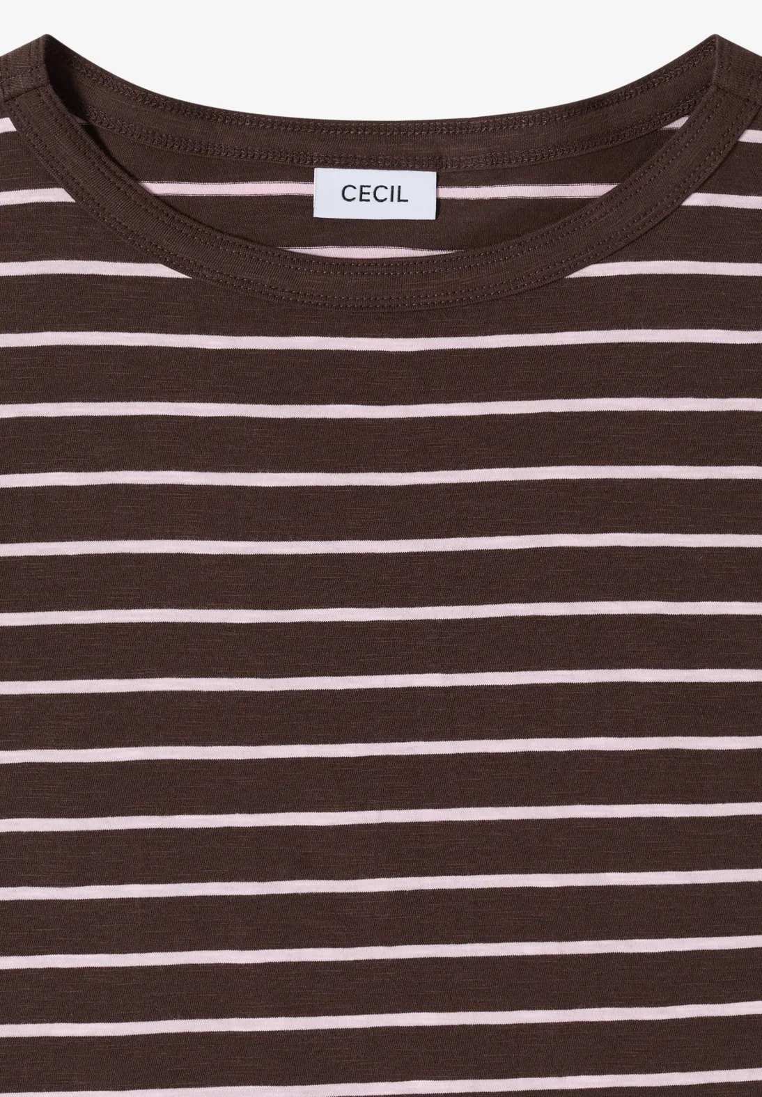 Cecil Striped Shirt - Macchiato Brown