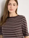 Cecil Striped Shirt - Macchiato Brown