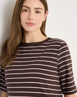 Cecil Striped Shirt - Macchiato Brown