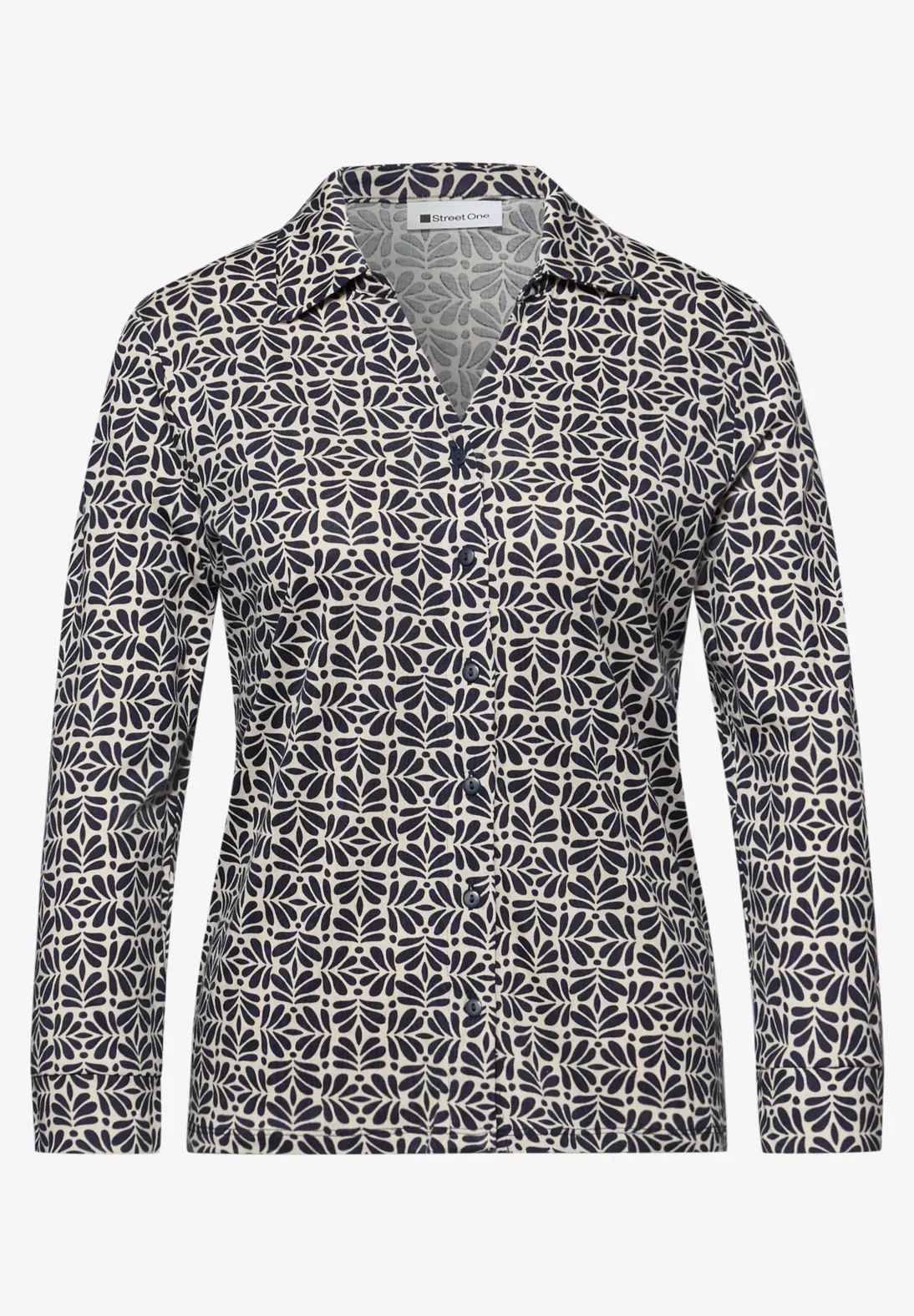 Street One Shirt Blouse Look - Shadowed Navy