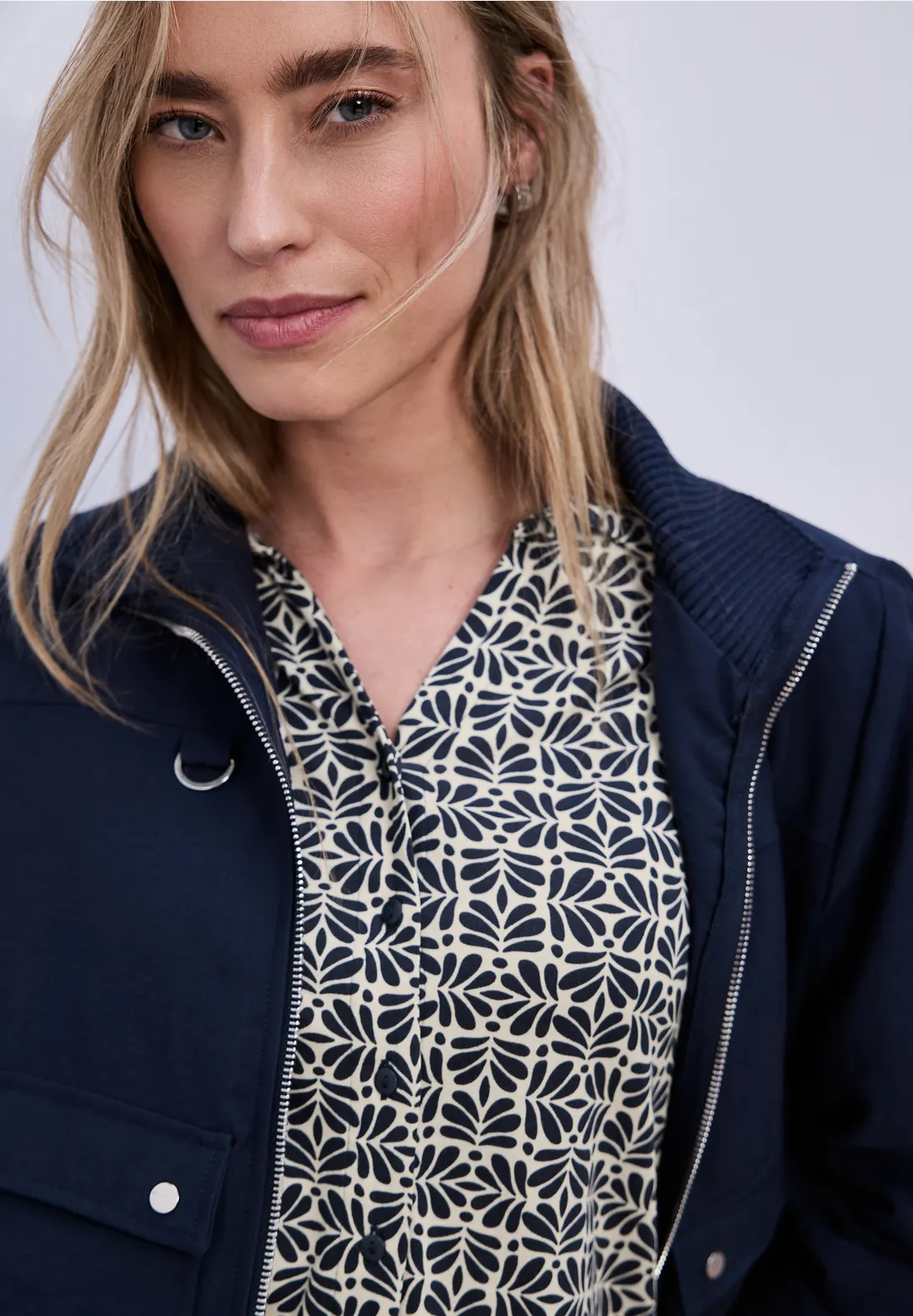 Street One Shirt Blouse Look - Shadowed Navy