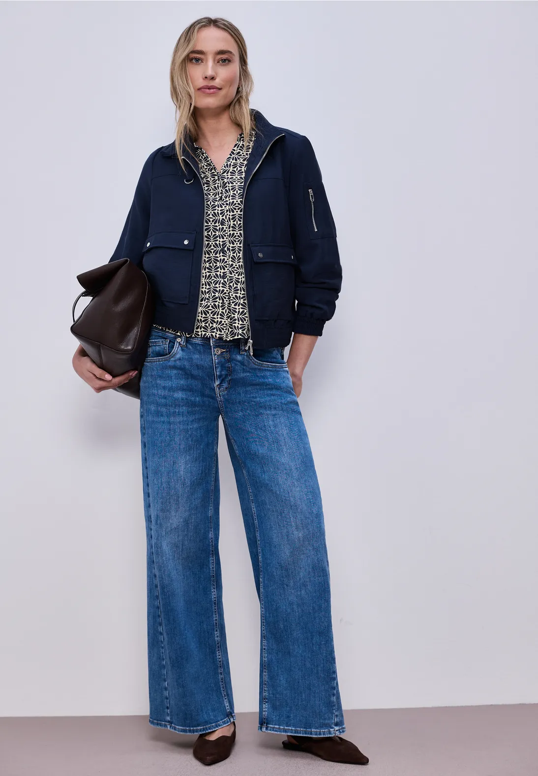 Street One Shirt Blouse Look - Shadowed Navy