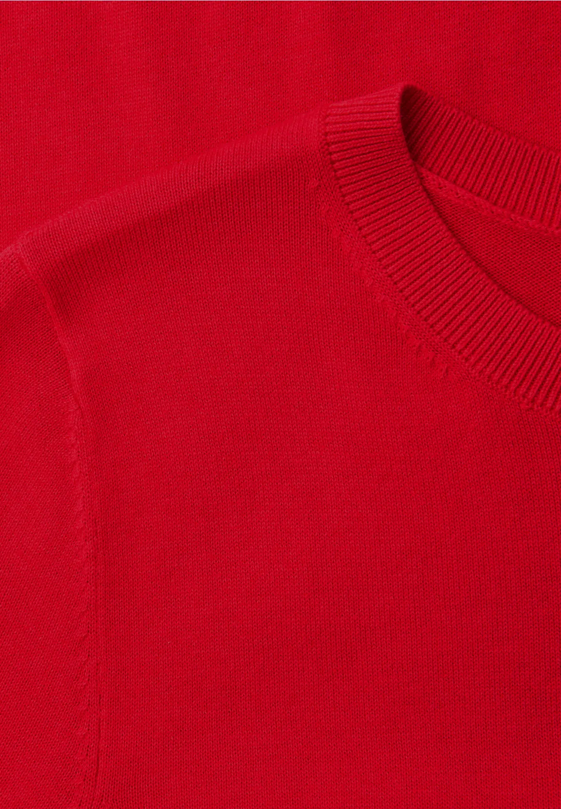 Street One Trui in Effen Kleur - Salsa Red