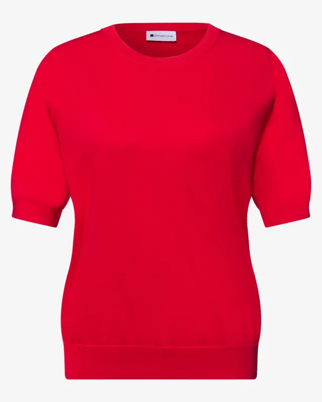 Street One Basic Jumper - Salsa Red