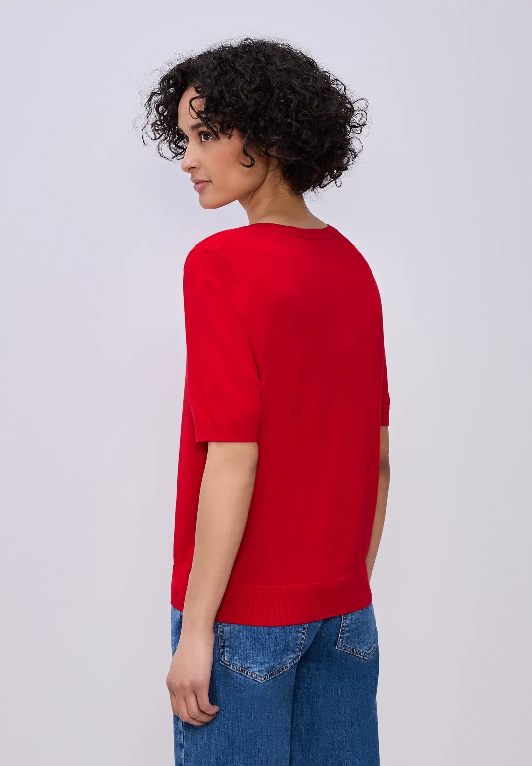 Street One Basic Jumper - Salsa Red