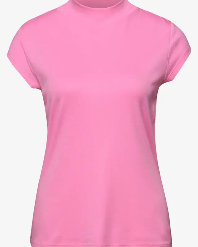 Street One Basic Shirt, Turtleneck - Ibis Rose