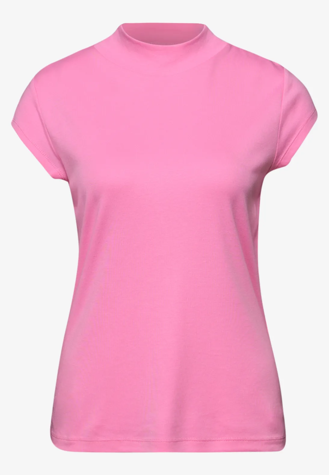 Street One Basic Shirt, Turtleneck - Ibis Rose