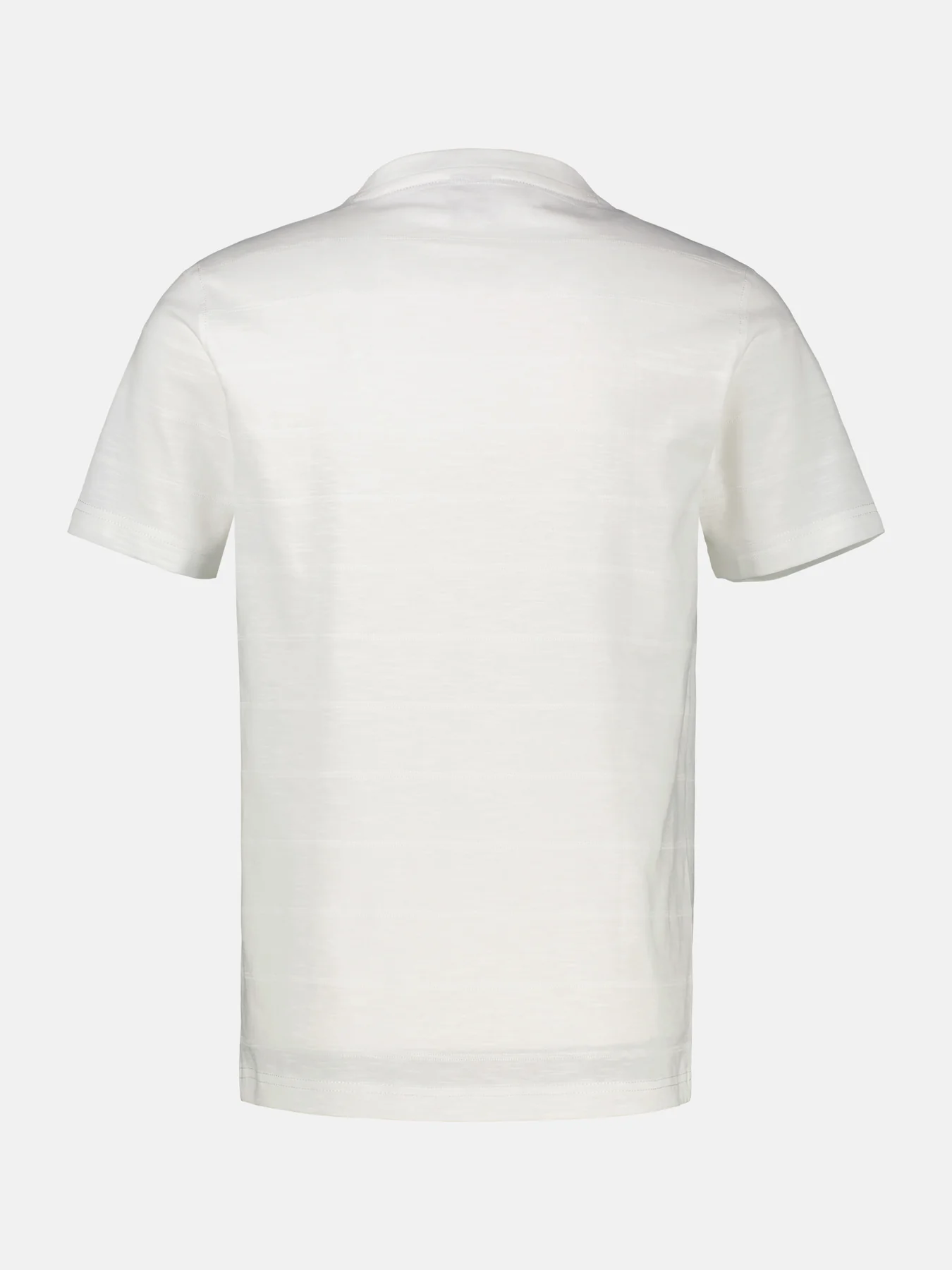 Lerros T-Shirt met V-hals - Broken White
