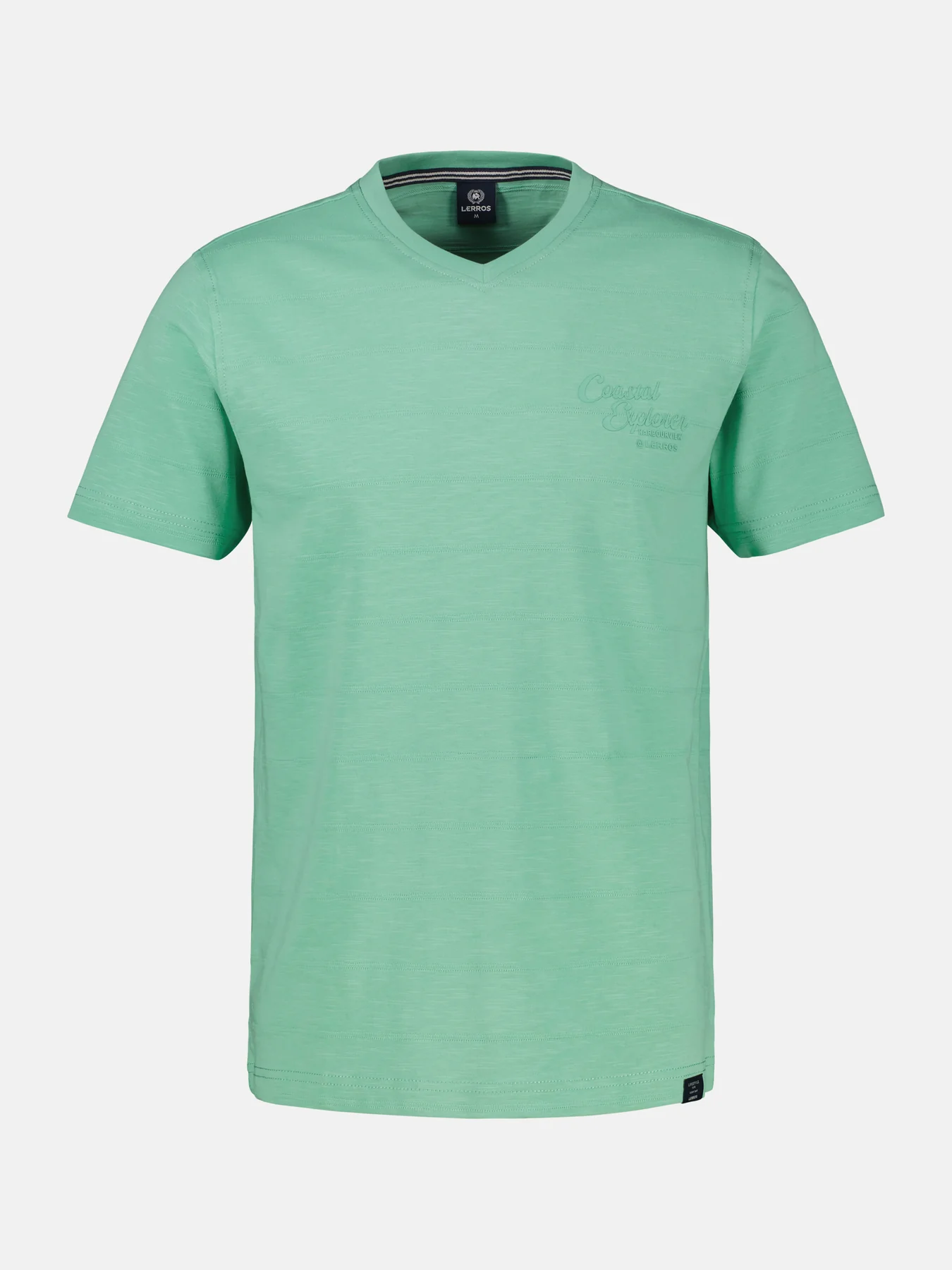 Lerros T-Shirt mit V-Neck - Mint Water