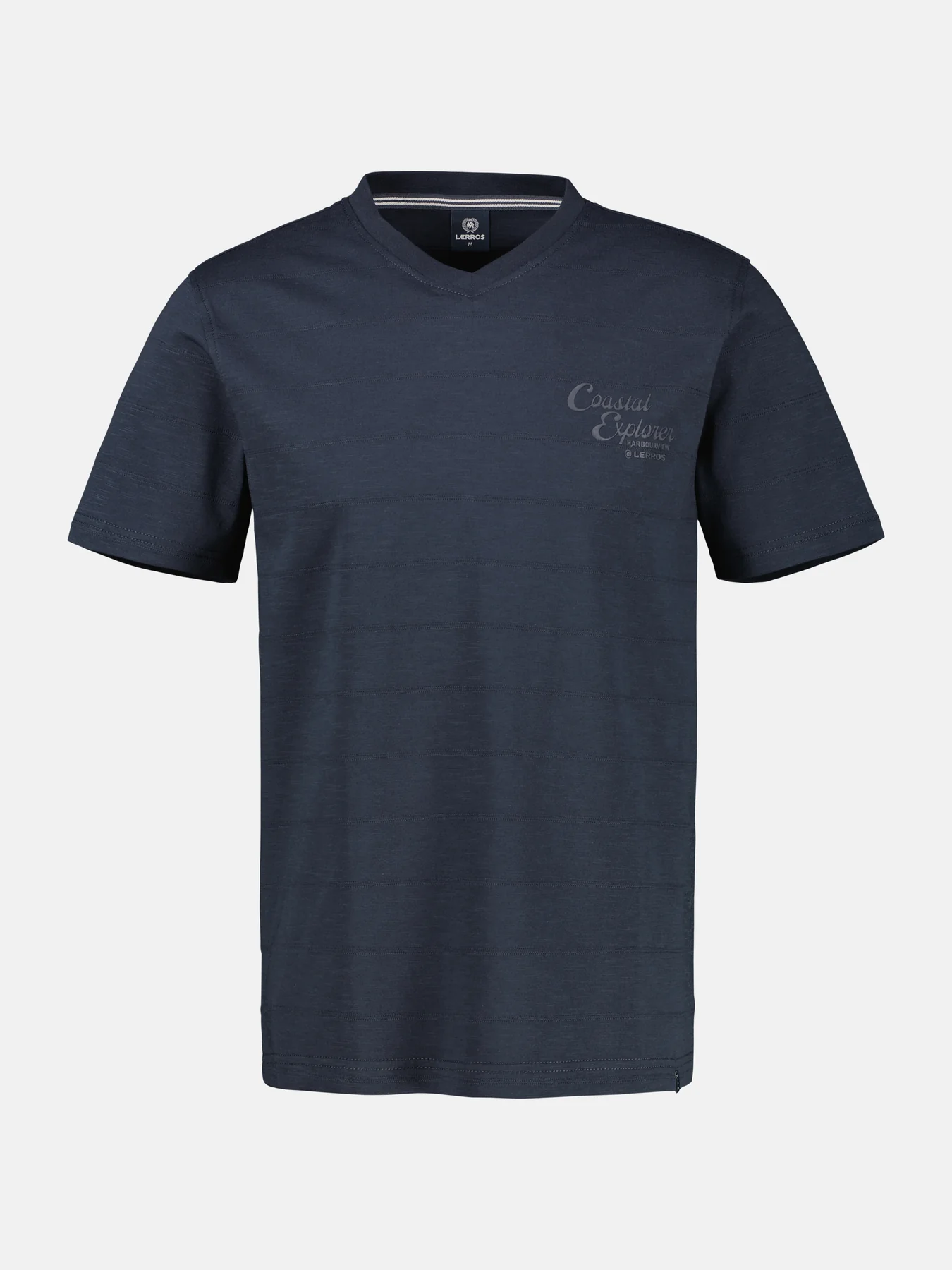 Lerros T-Shirt mit V-Neck - Classic Navy