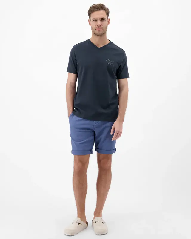 Lerros T-Shirt with V-Neck - Classic Navy