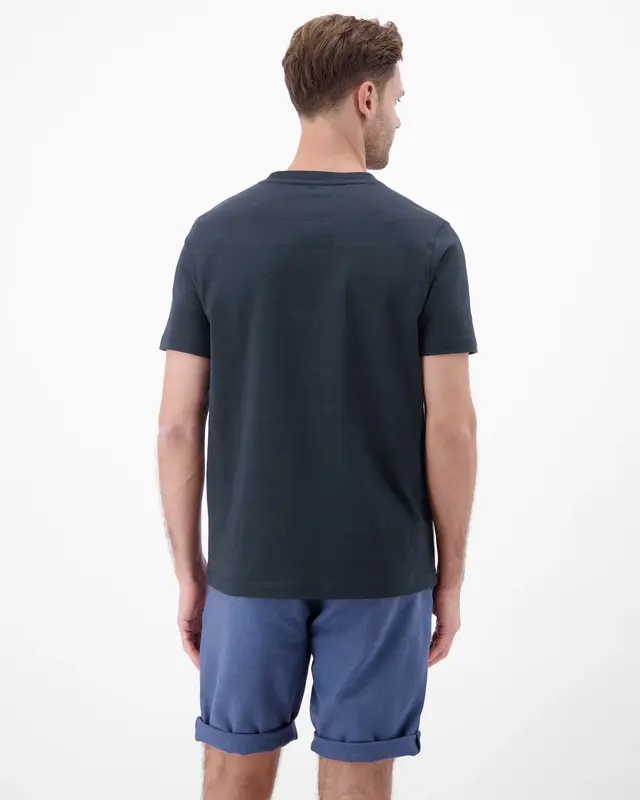 Lerros T-Shirt with V-Neck - Classic Navy