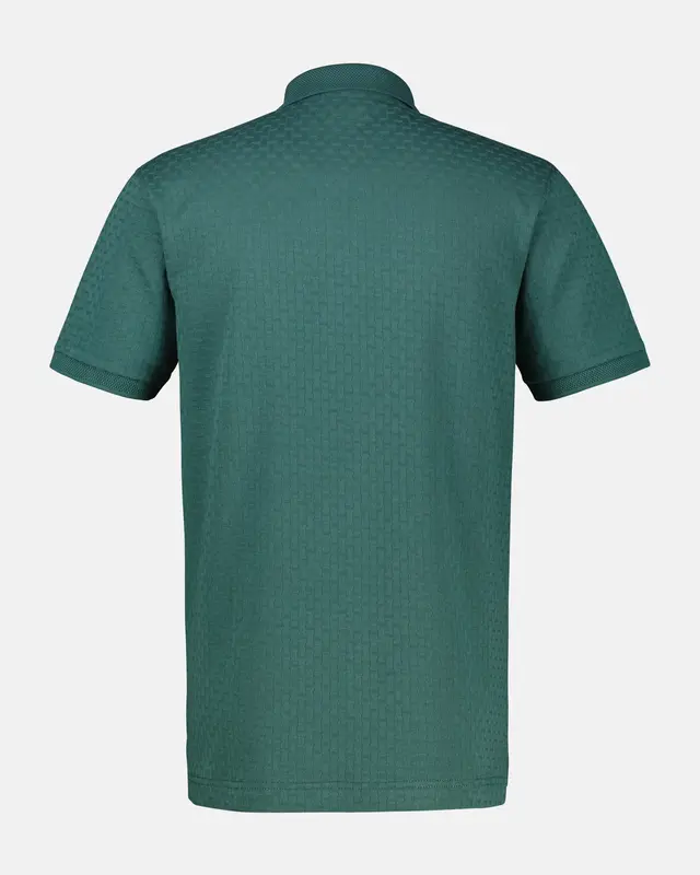 Lerros Poloshirt mit Zipper - Soft Teal