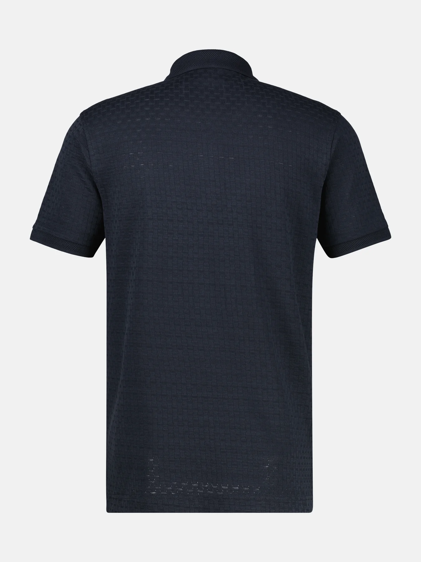 Lerros Poloshirt met Rits - Classic Navy