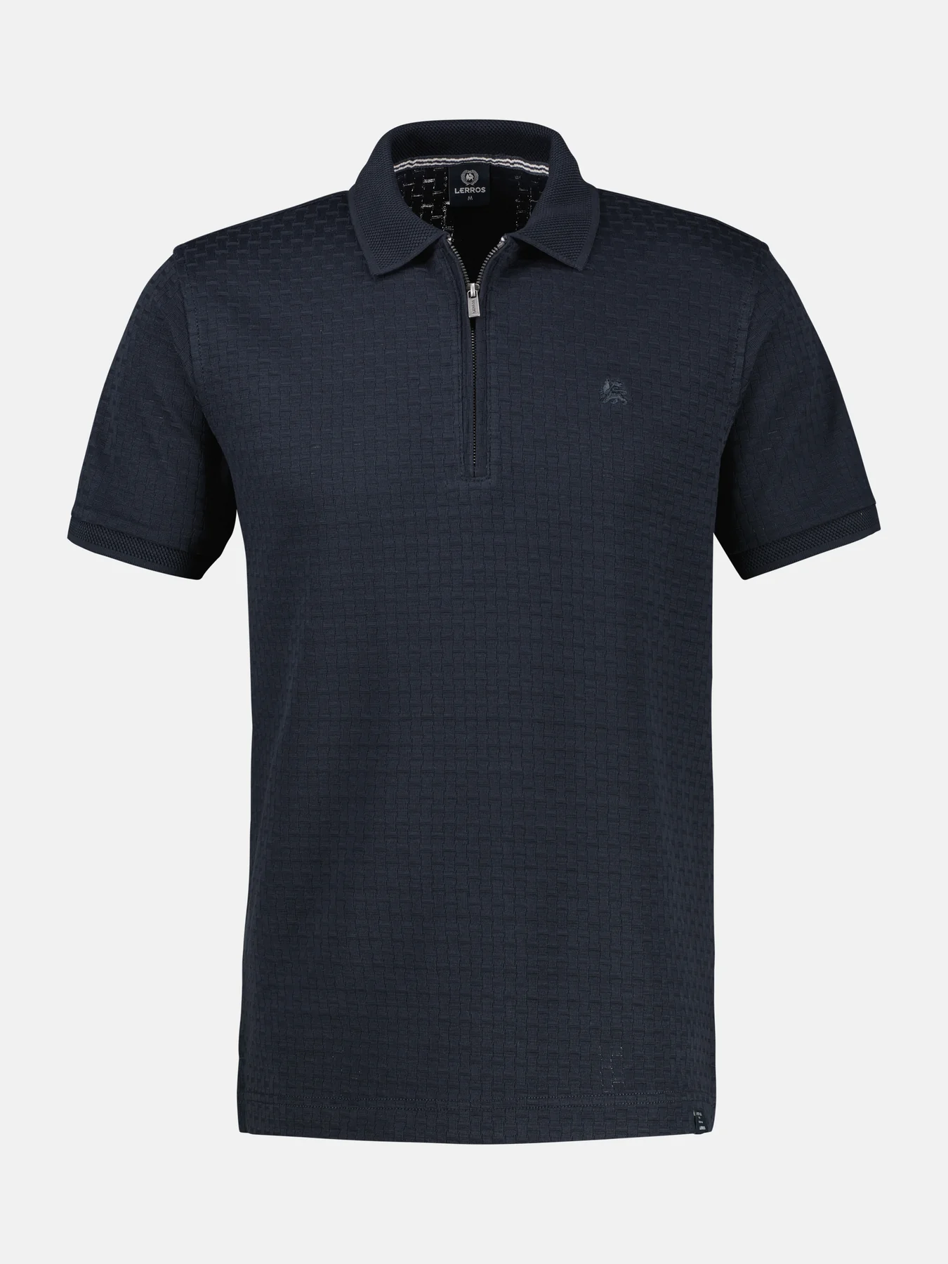 Lerros Poloshirt with Zipper - Classic Navy