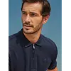 Poloshirt with Zipper - Classic Navy