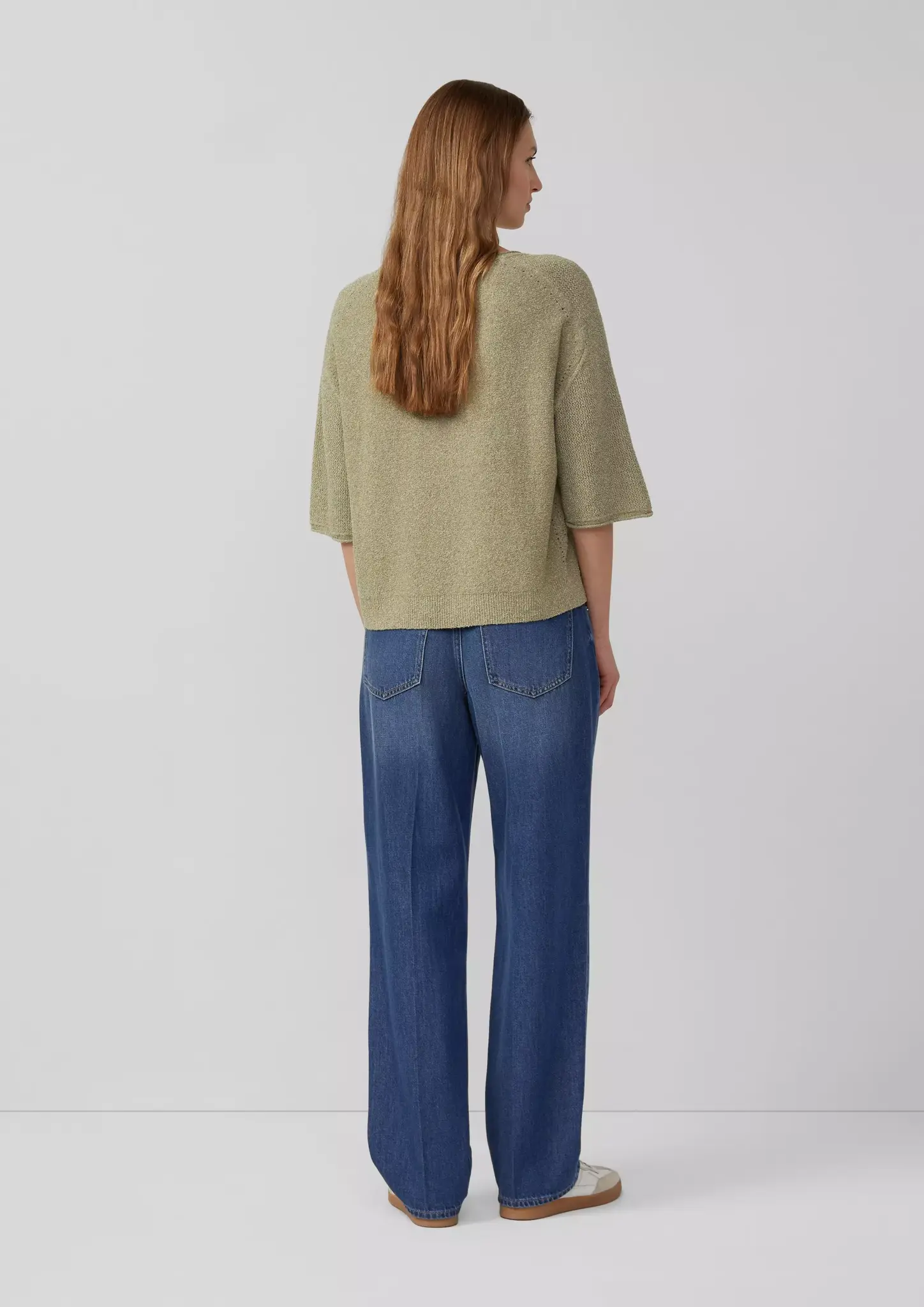 S. Oliver Strick Pullover - Olive Green