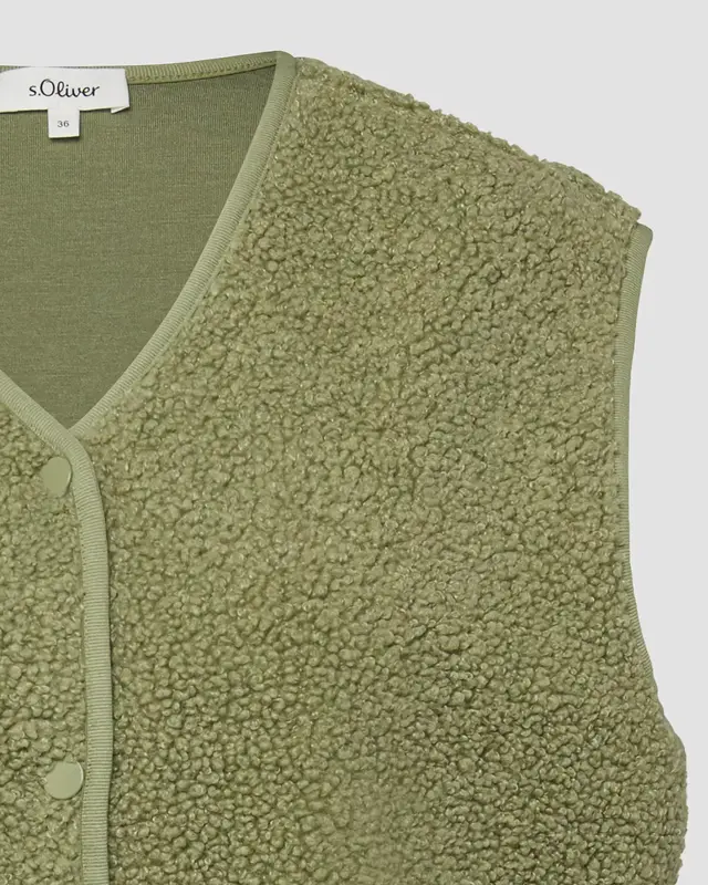 S. Oliver Vest - Olive Green