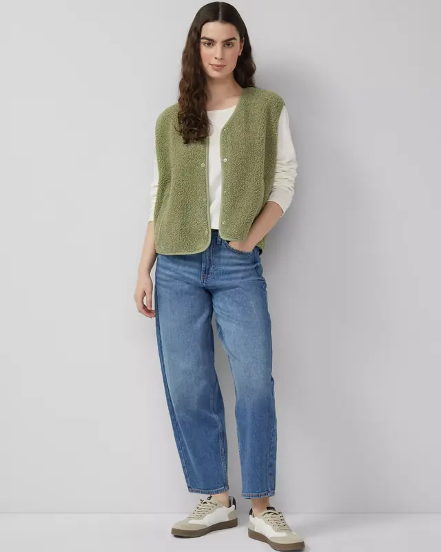 S. Oliver Vest - Olive Green