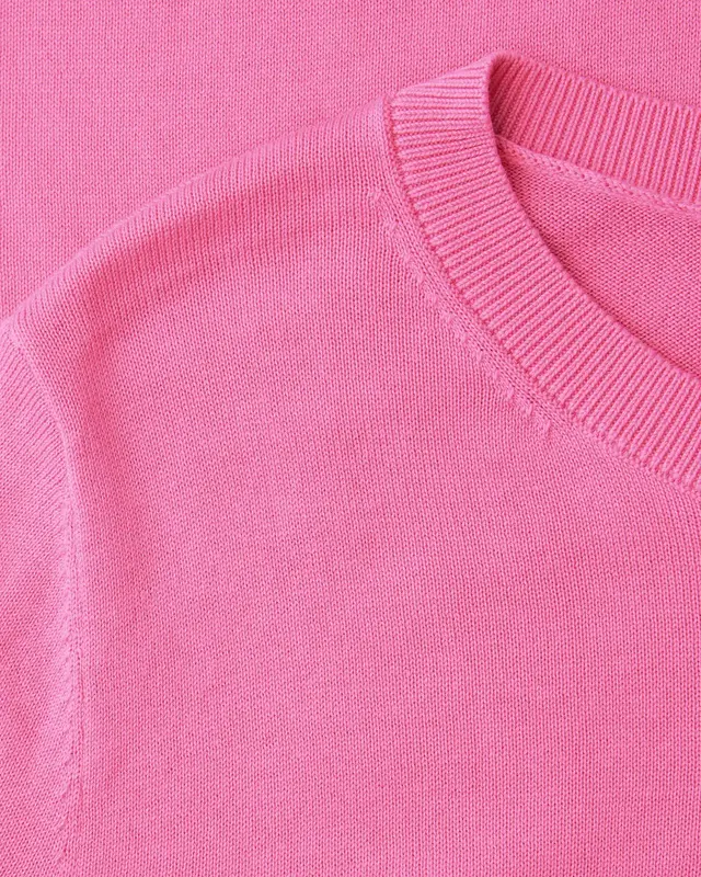 Street One Pullover in Unifarbe - Ibis Rose