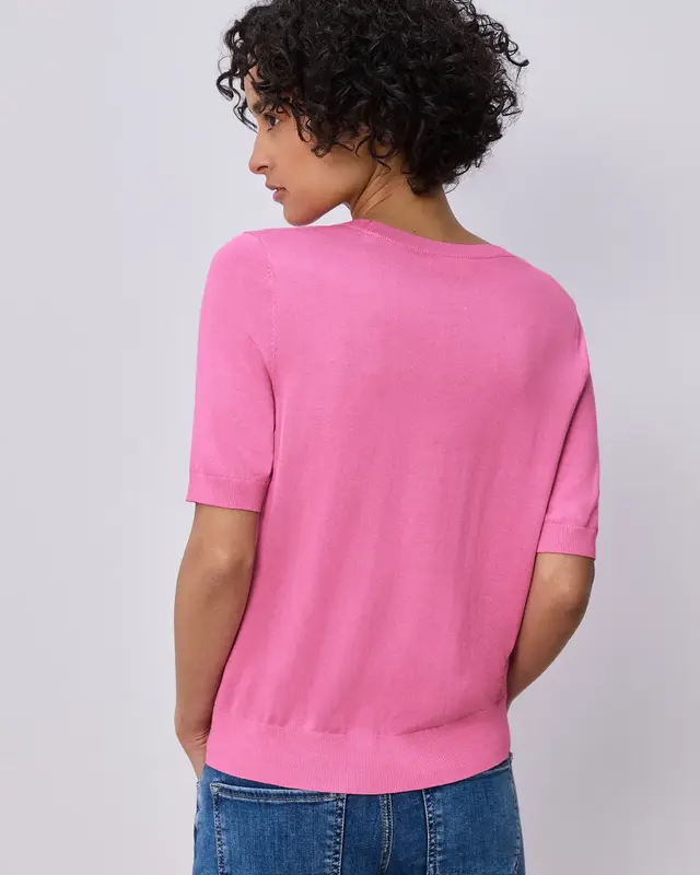 Street One Basic Jumper - Ibis Rose