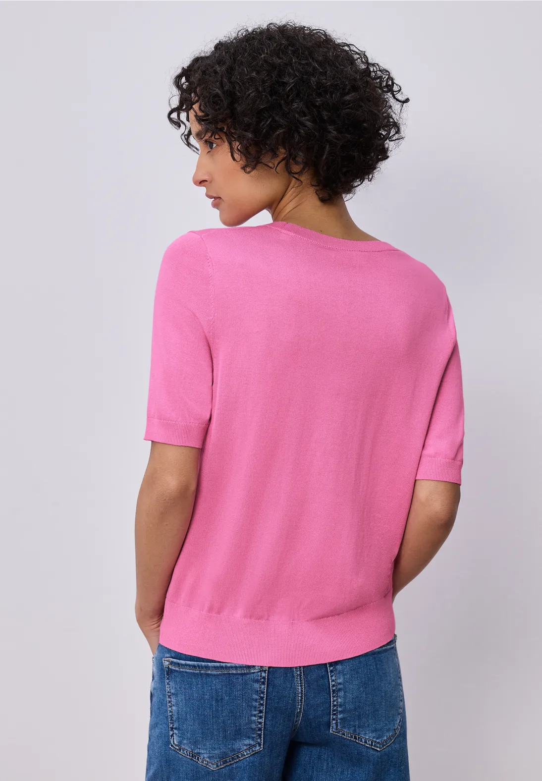 Street One Basic Jumper - Ibis Rose