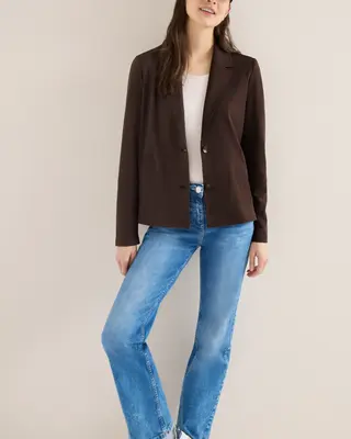 Cecil Basis Blazer - Macchiato Brown