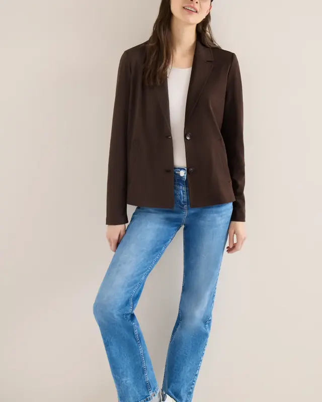 Cecil Basis Blazer - Macchiato Brown