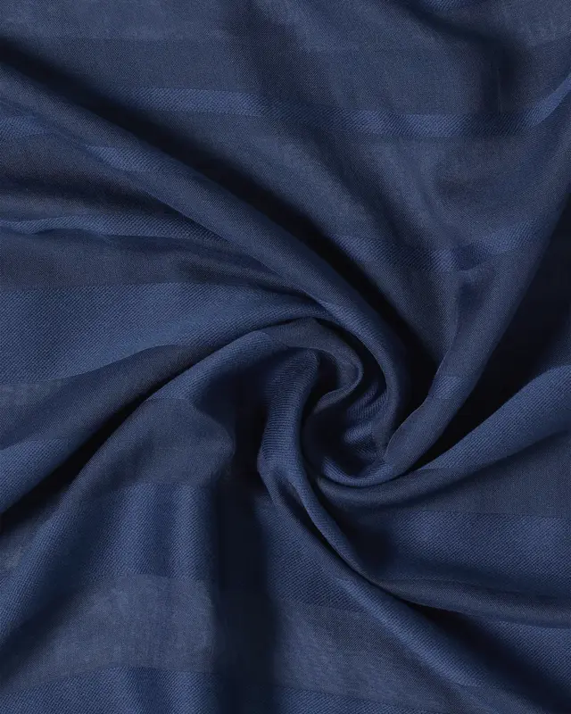 Cecil Striped Loop Scarf - Sporty Denim Blue